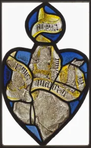 Pot Metal Prints: Heart-Shaped Panel: Figure of a Woman with a Banderole (Sibyl ?)