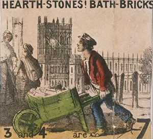 Barrow Prints: Hearth-stones! Bath-bricks!, Cries of London, c1840. Artist: TH Jones