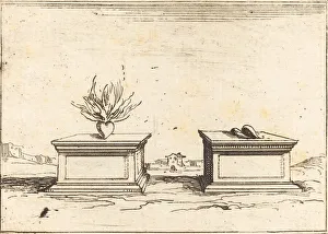 Two Hearts, 1628. Creator: Jacques Callot