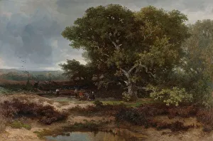 Heath Prints: The Heath near Wolfheze, 1866. Creator: Johannes Warnardus Bilders