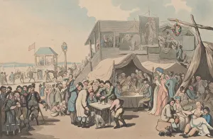 Dennis Gallery: Between Heats [The Course], January 1, 1799. January 1, 1799. Creator: Thomas Rowlandson