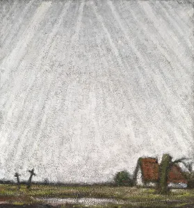 Gravestone Prints: Heaven Weeping upon the Rubble, c1900-1920. Creator: Jakob Smits