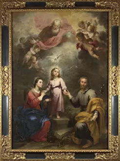 Gnadenstuhl Gallery: The Heavenly and Earthly Trinities (The Pedroso Murillo), c. 1680