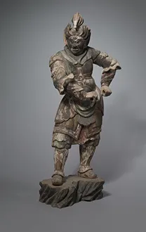 A Heavenly General (One of the Junishinsho), 1200s. Creator: Unknown