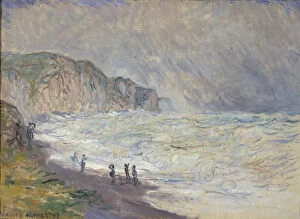 South France Gallery: Heavy Sea at Pourville, 1897. Artist: Monet, Claude (1840-1926)