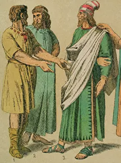 Shoe Prints: Hebrews, 1881. Creator: Unknown
