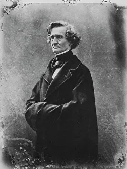 Romance Prints: Hector Berlioz, French Romantic composer, c1863. Artist: Gaspard-Felix Tournachon