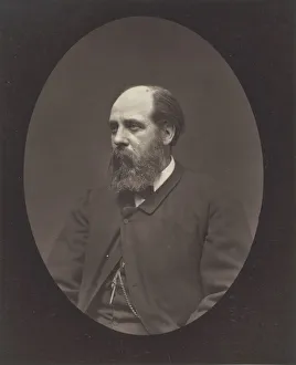 Woodburytype Collection: Hector Malot, c. 1876. Creator: Etienne Carjat