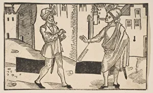 Afro Prints: Hecyra, from The Comedie of Terence, 19th century reprint. n. d. Creator: Albrecht Durer