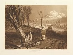 Hedge Gallery: Hedging and Ditching (Liber Studiorum, part X, plate 47), May 23, 1812