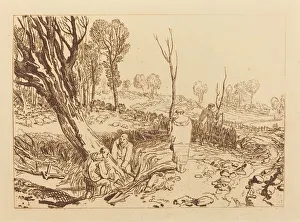 Hedging and Ditching, published 1812. Creator: JMW Turner