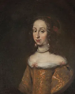 Pearl Earring Prints: Hedvig Eleonora, 1636-1715, Princess of Holstein-Gottorp