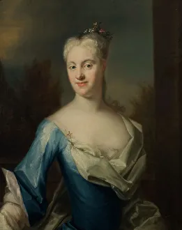 Scheffel Johan Henrik Prints: Hedvig Elisabet Paulin, 1716-1806, early-mid 18th century. Creator: Johan Henrik Scheffel