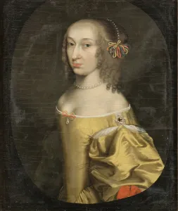 Brandenburg Prints: Hedvig Sofia, 1623-83, Princess of Brandenburg, 1649. Creator: Unknown