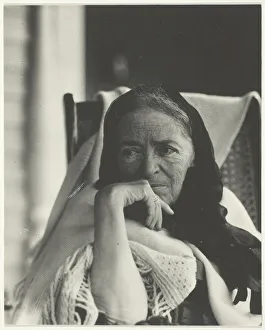 Artists Mother Prints: Hedwig Stieglitz, 1921 / 22. Creator: Alfred Stieglitz
