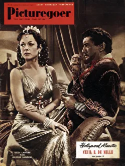 Images Dated 18th January 2008: Hedy Lamarr (1914-2000) and George Sanders (1906-1972), actors, 1950