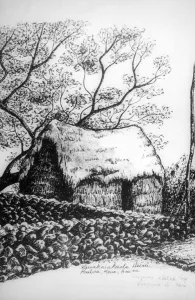 Hawaiian Prints: Heiau, Kailua-Kona, Hawaii, 19th century