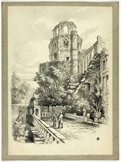 Heidelberg Castle, c.1830. Creator: Unknown