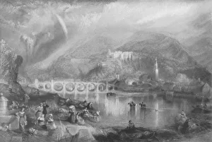 Heidelberg Prints: Heidelberg With A Rainbow, c1840, (1917). Artist: JMW Turner