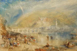 Heidelberg Prints: Heidelberg, with a Rainbow. Creator: Turner, Joseph Mallord William (1775-1851)
