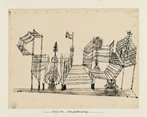 Dada Prints: Heimgartenanlage (Home Garden Plot), 1921. Creator: Klee, Paul (1879-1940)