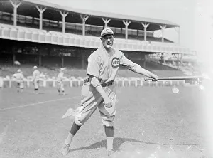 National League Prints: Heinie Zimmerman, Chicago, NL (baseball), 1910. Creator: Bain News Service