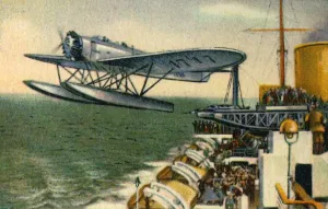 Seaplane Prints: Heinkel He 58 seaplane, 1920s, (1932). Creator: Unknown