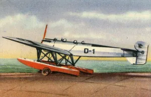 Seaplane Prints: Heinkel He 5e seaplane, 1932. Creator: Unknown