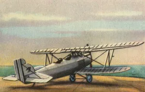 Heinkel Prints: Heinkel HD 22b training plane, 1920s, (1932). Creator: Unknown