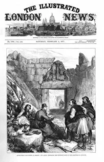 Archaeologist Gallery: Heinrich Schliemanns excavations at Myceneae, 1877