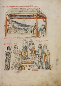 Henry I Prints: Heinrich Sleeping and Hedwig Praying