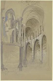 Wove Paper Prints: Heisterbach Abbey in the Siebengebirge hills