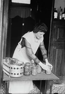 Preserve Jar Prints: Helen Clark, between c1915 and c1920. Creator: Bain News Service