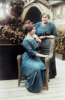 1913 Prints: Helen Keller & Mrs. Macy, 1913. Creator: Bain News Service