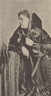 Spiritualism Prints: Helena Blavatsky (1831-1891), c. 1875