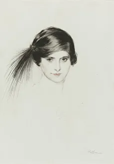 Helena Rubinstein, c. 1908. Artist: Helleu, Paul Cesar (1859-1927) Helena Rubinstein, c. 1908. Artist: Helleu, Paul Cesar (1859-1927)