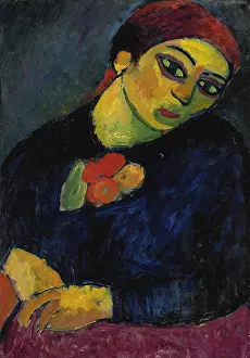 Javlensky Prints: Helene, 1911. Creator: Javlensky, Alexei, von (1864-1941)
