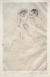 1844 1926 Prints: Helene of Septeuil, c. 1891. Creator: Mary Cassatt (American, 1844-1926)