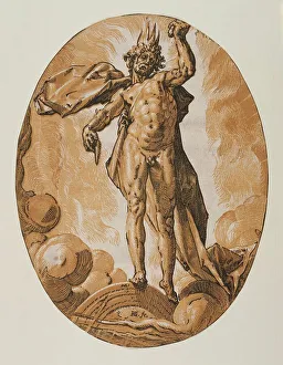 Henry Goltzius Prints: Helios, between c1588 and c1589. Creator: Hendrik Goltzius
