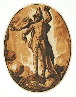 Sun God Prints: Helios, c1594. Creator: Goltzius, Hendrick (1558-1617)