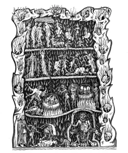 Tormented Prints: Hell, 12th century