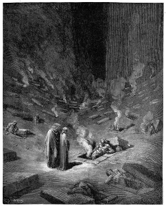 Inferno Prints: Hell: the city of Dis, Roman god of the underworld, 1863. Artist: Gustave Dore