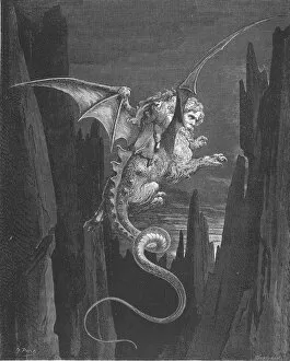 The Hell. Illustration to the Divine Comedy by Dante Alighieri, 1861