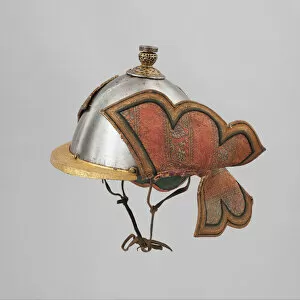 Images Dated 1st March 2021: Helmet, Bhutanese and Tibetan, 18th-19th century. Creator: Unknown
