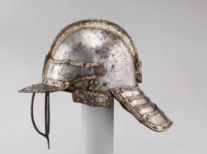 Greenwich Prints: Helmet for a Harquebusier, British, London or Greenwich, ca. 1630-40