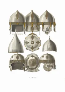 Fyodor Grigoryevich 1801 1892 Prints: Helmets. From the Antiquities of the Russian State, 1849-1853