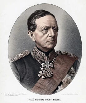 Images Dated 31st January 2006: Helmuth Karl Bernhard, Count von Moltke, Prussian general and statesman, c1880