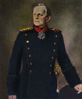 Helmuth von Moltke 1800-1891. - Gemalde von Lenbach, 1934
