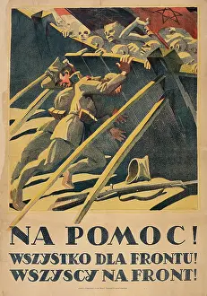 Intervention Prints: Help!, 1920. Creator: Bartlomiejczyk, Edmund Ludwik (1885-1950)