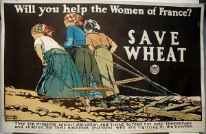 Will You Help the Women of France?, 1917. Creator: Edward Penfield